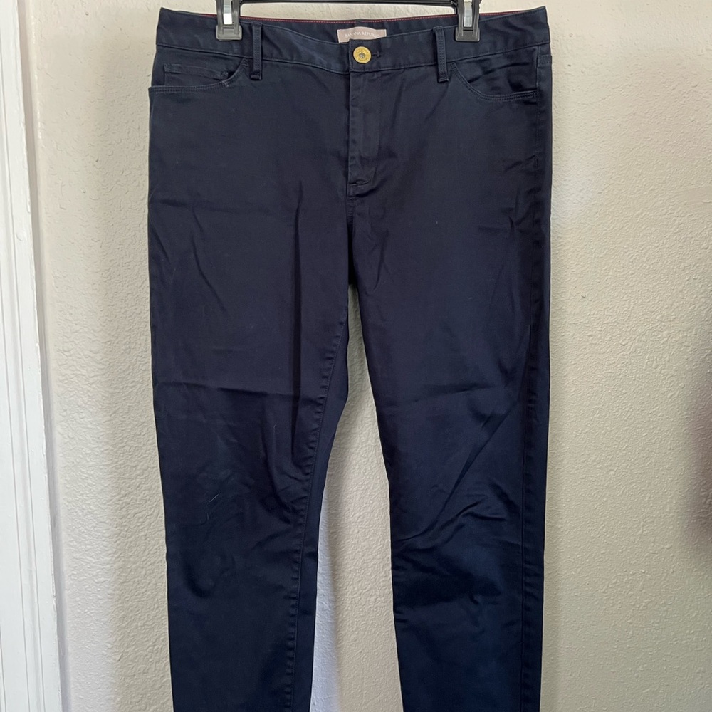 Banana Republic Navy Skinny Pant